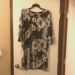 Studio One New York Gray and White XL Dress
